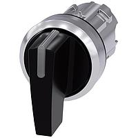 SIEMENS 3SU10522CM100AA0 Long Handle SELECTOR SWITCH. I>O<II. BLACK