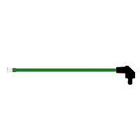 BIVAR SZR1-6.00-F4PYW-5 Flexible Light Pipes with LEDs 6 Inch, Green Fiber, Yellow Lens