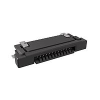 Amphenol FCI SFV12R-1STE1HLF Board Mount 0.50mm Flex Connector, SFV-R Series, 12 Position, Bottom Side Contact, Side Entry Surface Mount ZIF Connector, Halogen Free, Lead Free