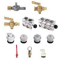 Dwyer A-321 Nylon Valves & Connectors for A-316, A-317 Manometers & Magnehelic® Gages (Up to 10 psi, 1/4 in, NPT Male)