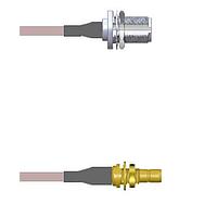 Amphenol Custom Cable Q-1Z03K0001024i RF Cable Assemblies N-SJB/SMB-SJB G178 24I
