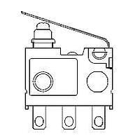 Panasonic Industrial Devices ASQ10337 Stroke SPST - NO, Leaf Lever, Wire