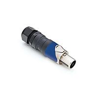 Amphenol Audio SP-2-FNSG Speaker Connectors 2P Cable Conn Solder PG Gland Nickel/Blu
