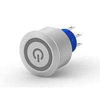Alcoswitch - TE Connectivity 2-2317658-8 Pushbutton Switches AV25 DPL 3A MOVING RING PWER YELLOW 24V