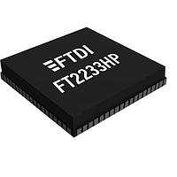 FTDI Chip FT2233HPQ-REEL Bridge, USB to UART USB Bridge Type-C 3.0 32-Bit 8kB 48kB