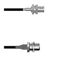 Amphenol Custom Cable Q-0401T0003144i RF Cable Assemblies BNC-SJB/N-SJB G174 144I