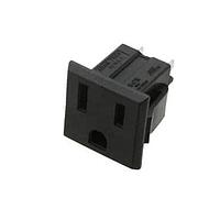 Adam Tech NEMA-5-1-B Receptacles RECEPTACLE, PANEL SNAP, SOLDER H