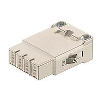 HARTING 09140083135 Inserts Han Gigabit module Female Contact Insert, Cat8, w/ shield connection to frame
