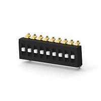 P&B 1-2319747-9 DIP Switches TRI-STATE DIP 9P G RAISED T&R