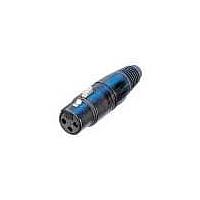 NEUTRIK NC7FX-B Cable Connectors Cable end X 7 pin female black/gold