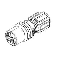 3M Electronic Solutions Division 3N304-D000-S08BF Connectors M12,4P,Socket,D-Code Solder Cup, 20-24AW