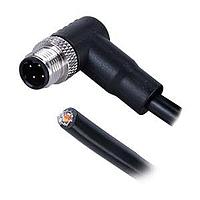Same Sky (formerly CUI Devices) CDM1256-04D-01MRA-05M-67 Sensor Cables / Actuator Cables Angled,Shielded,D-Code 4PIN ,Screw Copper alloy,PVC  0.5M