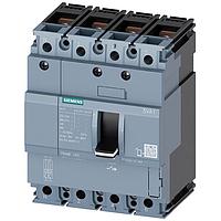 SIEMENS 3VA11125GD420AA0 Line Protection BRKR 3VA11 4P 125A 55KA FTFM 100NTRL NUT