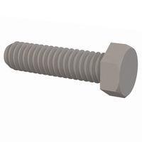 Essentra Components 010832H062 Cap Screw Hex Unslotted Bolt, #8-32 Thread, 5/8 Lg