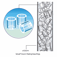 SciLab SL.Gla2070 Raschig Glass Rings(Beads), od9 x L9mm, 250g