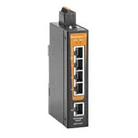 Weidmuller 2908100000 Unmanaged Ethernet Switches IE-SW-BLB-05-5GT-C Network switch, unmanaged, Gigabit Ethernet, Number of ports: 5x RJ45, IP30, -40 C...75 C, Conformal coating