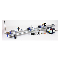 PHYWE P1199805 Conservation of Momentum in Multiple Elastic Collisions with the Demonstration Track and The Timer 4-4