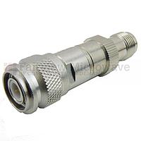 Fairview SA3T-10 10 dB Fixed Attenuator TNC Male To TNC Female Up To 3 GHz Rated To 1 Watt With Brass Tri-Metal Body