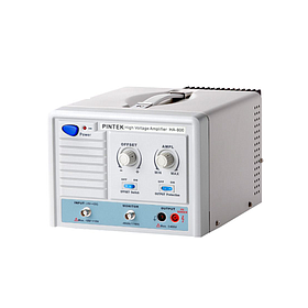 High-voltage amplifier calibration in an electrical test environment