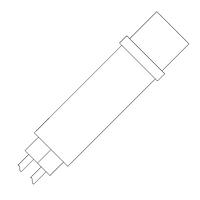 VCC 2151A4 Neon Panel Mount Indicators WHITE DIFFUSED 5/16" MOUNTING HOLE