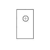 Aavid 4170G Insulator Insulator for TO-220, Aluminum Oxide Ceramic, 1.78mm Thickness, 19.30mm