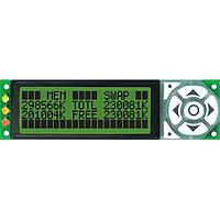 Matrix Orbital LK204-7T-1U-YG-LV-E LCD Character Displays 20x4, 7key, yel/grn Low Volt, Ext Temp