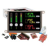 4D Systems SK-gen4-50D-SB-PI Display Development Tools Starter Kit for gen4-uLCD-50D-SB-PI with 4D Serial Pi Adaptor, 4D-UPA, 4GB Industrial microSD Card, 150 mm FFC Cable, 5-way female-to-female ribbon cable with male-to-male adaptor