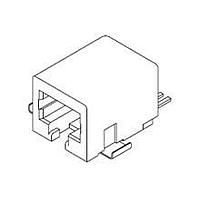 Molex 43743-6121 Modular SGL SMT MODJACK 6/4 RA FTNAIL