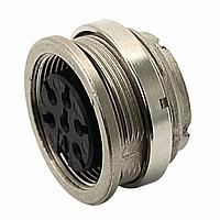 Amphenol Tuchel T 3403 018 Connectors 6 Pin female;Gold Front Mount