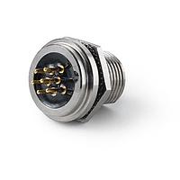 CONXALL SF7281-8PG-3ES Connectors Panel Mt. 8#20 Pin Mini-Shield PC Tail