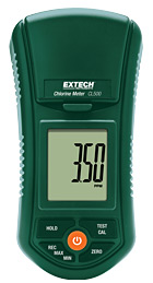 Portable instrument and accessories used for chlorine testing in water applications