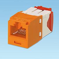 Panduit CJ5E88TGOR Modular Mini-Com Mod Cat 5e UTP 8 pos 8 wi