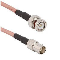 Amphenol RF 095-850-267M025 RF Cable Assemblies BNC Str Pl to BNC Str Jk RG-316 250mm