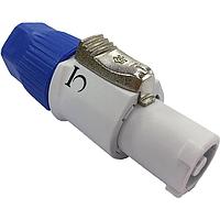 Io Audio Technologies IO-PRC3FB Plugs Professional Powerlatch Connector, Non-Gendered, 3 Position, Gray