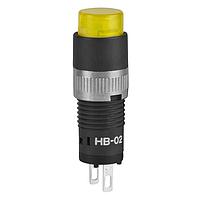 NKK Switches HB02KW01-6B-DB Panel Mount Indicators / Switch Indicators RND INDCTR WHITE LED AMBR LENS/WHT DIFUSR