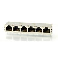AMP Connectors - TE Connectivity 406206-2 Modular MJ ASSY 6P 8POS SHLD