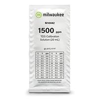 MILWAUKEE M10442B 1500 ppm TDS Calibration Solution Sachets (25 x 20 ml sachet)