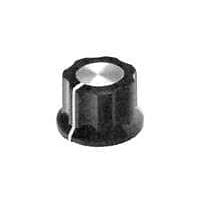 P&B PKES60B1/8 Cylindrical Knob with Skirt .748" LINE IND/ALL STR FLUTED KNOB