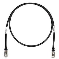 Panduit STP6X0.2MBL Cat 6a Copper Patch Cord, Cat 6A, Black S/FTP C
