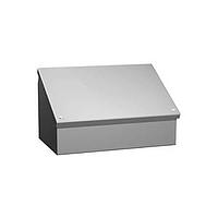 Hammond Manufacturing 1488EE7 Sloped N12 Consolet - 8 x 8 x 7.15 " - Steel/Gray
