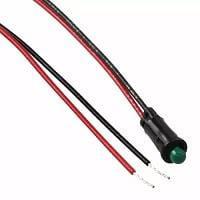 VCC 5110F5-5V Indicators GREEN DIFFUSED 5/32" MOUNTING HOLE