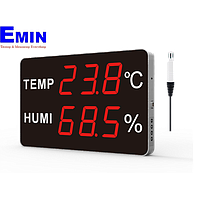 HUATO HE230A-EX-USB LED display Thermometer Hygrometer/Data Logger (38*24*4.5 cm, Visual range: 40M, Dataloger,  External sensor)