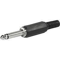 Schurter 4833.1210 Phone Connectors AUDIO PLUG 6.3MM 2P INSULATED