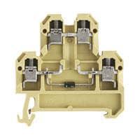Weidmuller 0396360000 DIN Rail Terminal Blocks DK 4/35 1D GET.SCH.