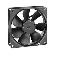 ebm-papst 3412NGHH Axial Fan DC Tubeaxial Fan, 92x92x25mm, 12VDC, 60CFM, 3.2W, 39dBA, 3250RPM, Sintec Bearing