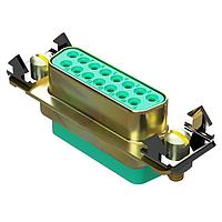 Amphenol Positronic RD15S000V30/AA Receptacle DSUB 15F CRIMP LC ZINC