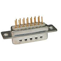 NorComp 172-015-113R001 Plug D-Sub Conn 15P M Dip Solder NICKEL