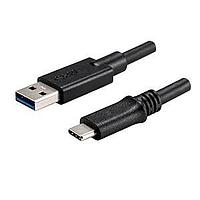Same Sky (formerly CUI Devices) CBL-A31-C31-15WT USB 3.1 Gen 1 Cable, USB, 1500 mm, Type A 3.1 to Type C 3.1, 28 AWG, TPE, White