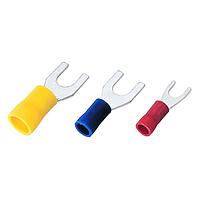 KS Terminals DSVB5-6 Spade Vinyl, DIN 46237 Spade, 12-10 AWG, #10