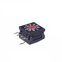 NKK Switches FR01FR10H-S Rotary Switches 10MM DECIMAL 10P REAL CODED R/A